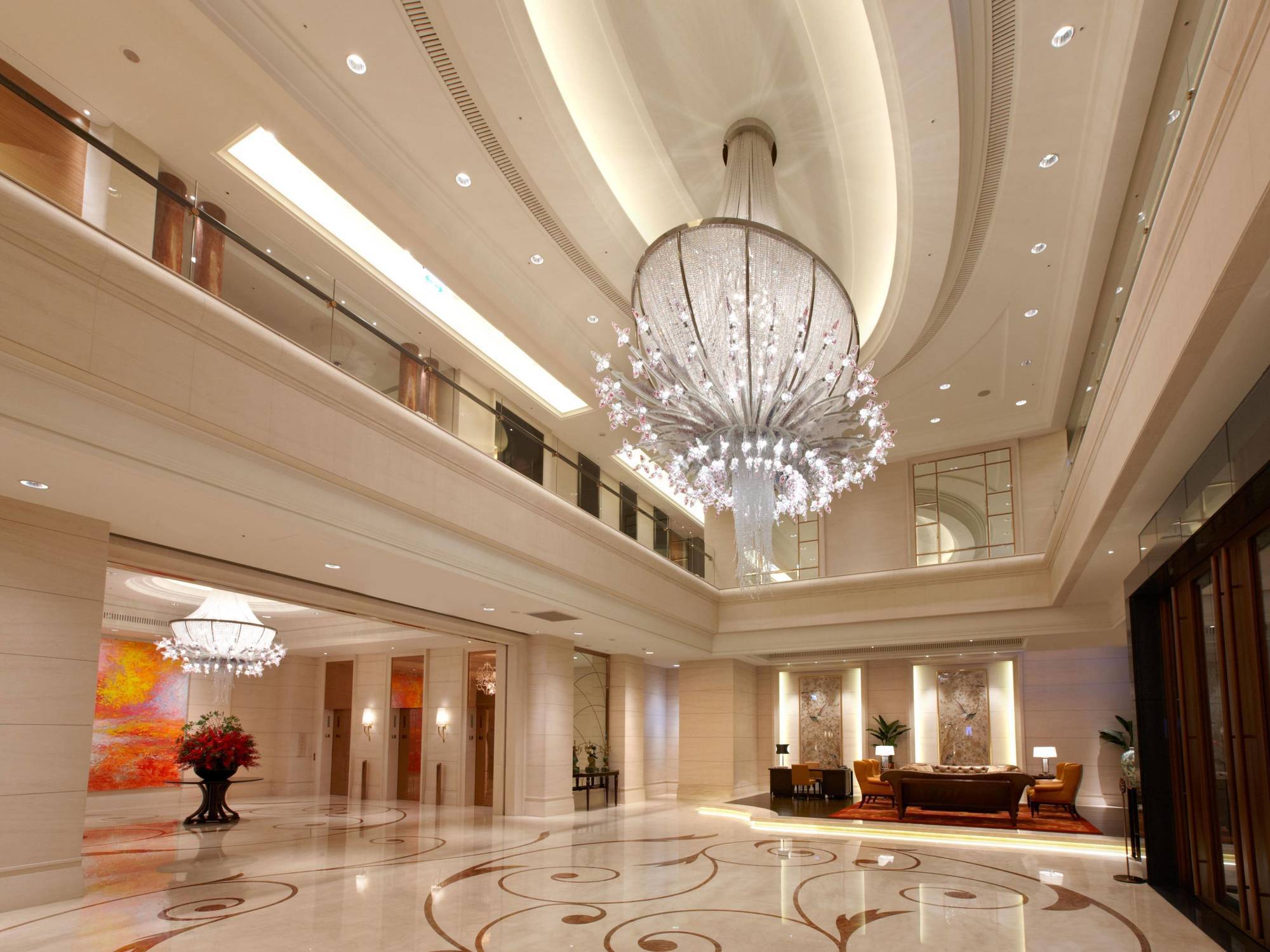 The Okura Prestige Taipei Hotel Bagian luar foto The lobby of the hotel